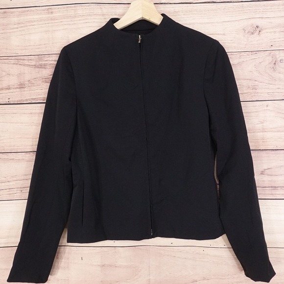 RALPH LAUREN POLO BLACK FULL ZIP UP COAT JACKET YOUTH BOYS SZ M MEDIUM